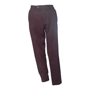 Scotch & Soda Speckled Maroon Wool Blend Pants 32x30
